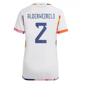 Damen Fußballbekleidung Belgien Toby Alderweireld #2 Auswärtstrikot WM 2022 Kurzarm